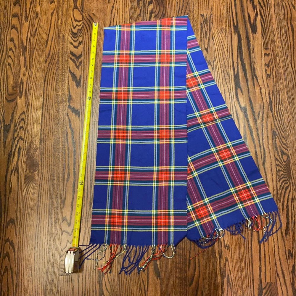 Cute Blue Tartan Scarf